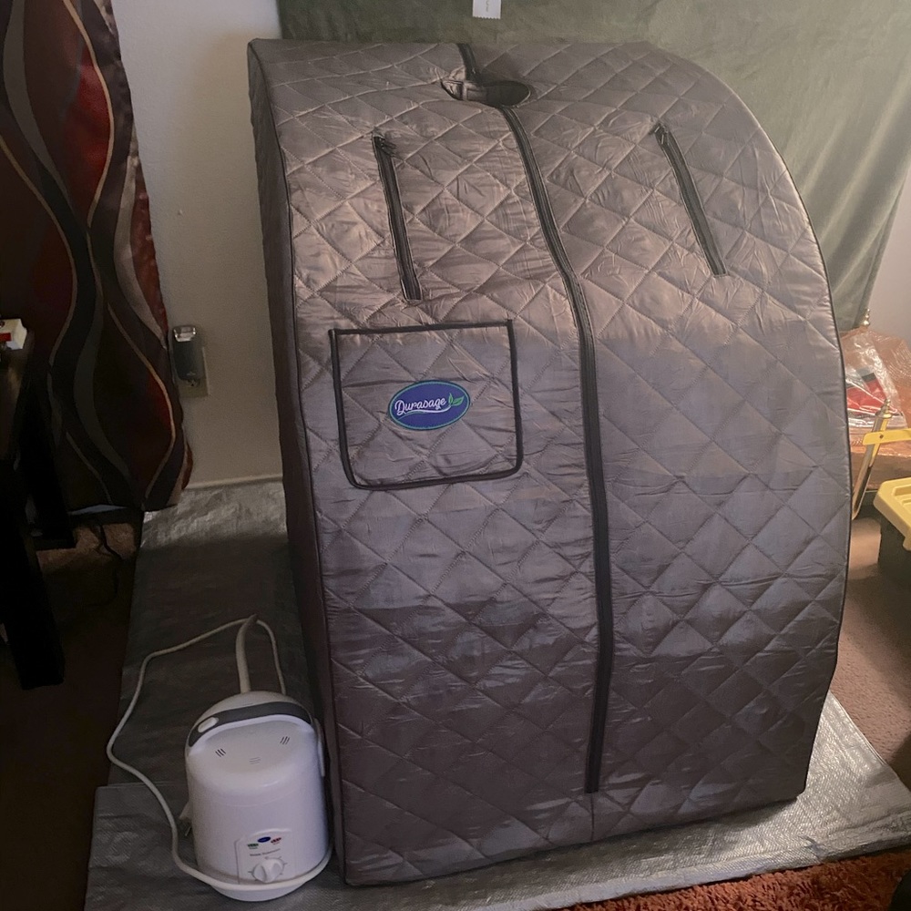 Earliest part of the pandemic (no gym,no sauna)At home steam sauna ;Used 6x